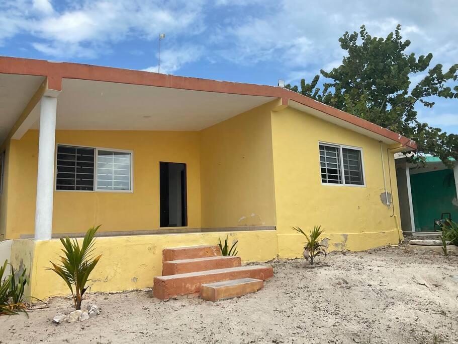 车勒姆La Casa Amarilla Frente Al Mar别墅 外观 照片
