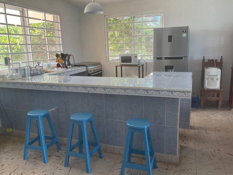 车勒姆La Casa Amarilla Frente Al Mar别墅 外观 照片