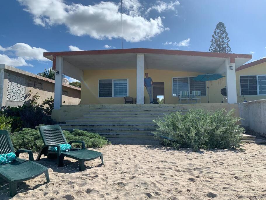 车勒姆La Casa Amarilla Frente Al Mar别墅 外观 照片